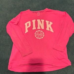 Pink sweat shirt